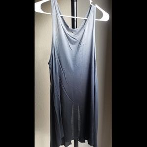 T Party Navy Blue Ombre Sleeveless Dress